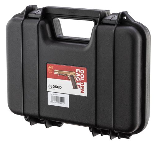 Réplica de pistola GBB Golden Eagle 5.1 de alta capacidad, negro/dorado