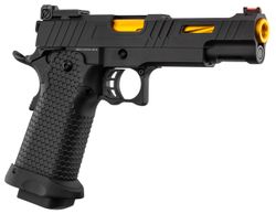 Réplica de pistola GBB Golden Eagle 5.1 de alta capacidad, negro/dorado