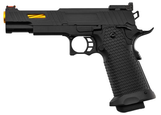 Réplica de pistola GBB Golden Eagle 5.1 de alta capacidad, negro/dorado