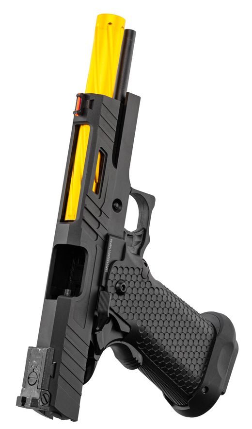 Réplica de pistola GBB Golden Eagle 5.1 de alta capacidad, negro/dorado