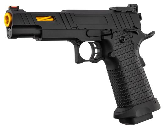 Réplica de pistola GBB Golden Eagle 5.1 de alta capacidad, negro/dorado
