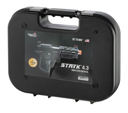 Réplica GBB Pistola Hi-Capa 5.1 Lancer Tactical Heracles con RMR Negra/Dorada